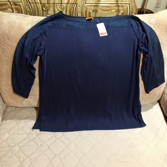 Joe New Navy Top. 95%Viscose - Picture 1 of 2