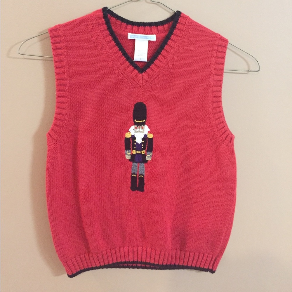 Christmas nutcracker sweater vest