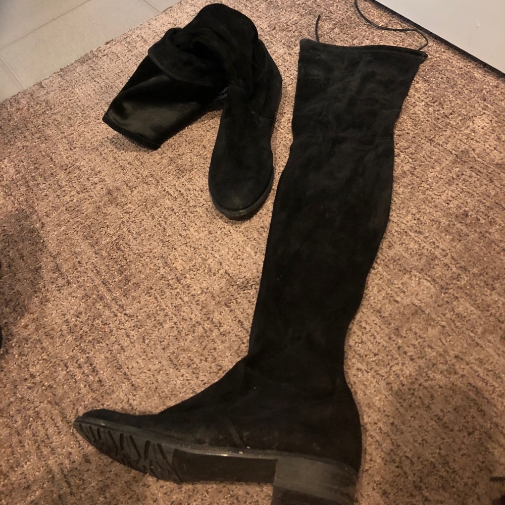 Black lowland boots size 10