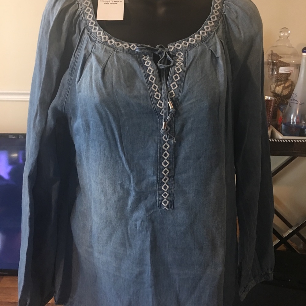 NWT Vintage American Blue tunic