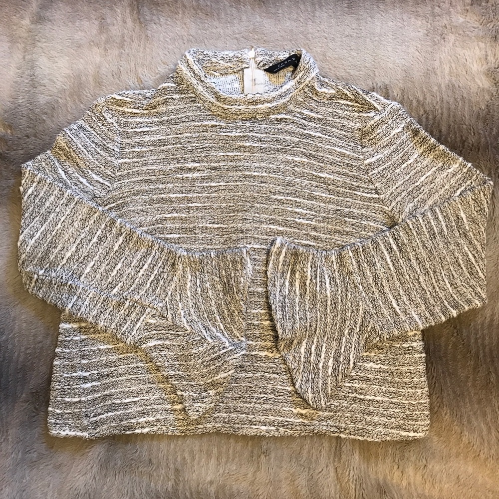 Zara cropped stylish sweater