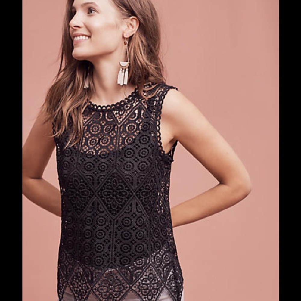 NWT! Anthropologie Lacework Shell!