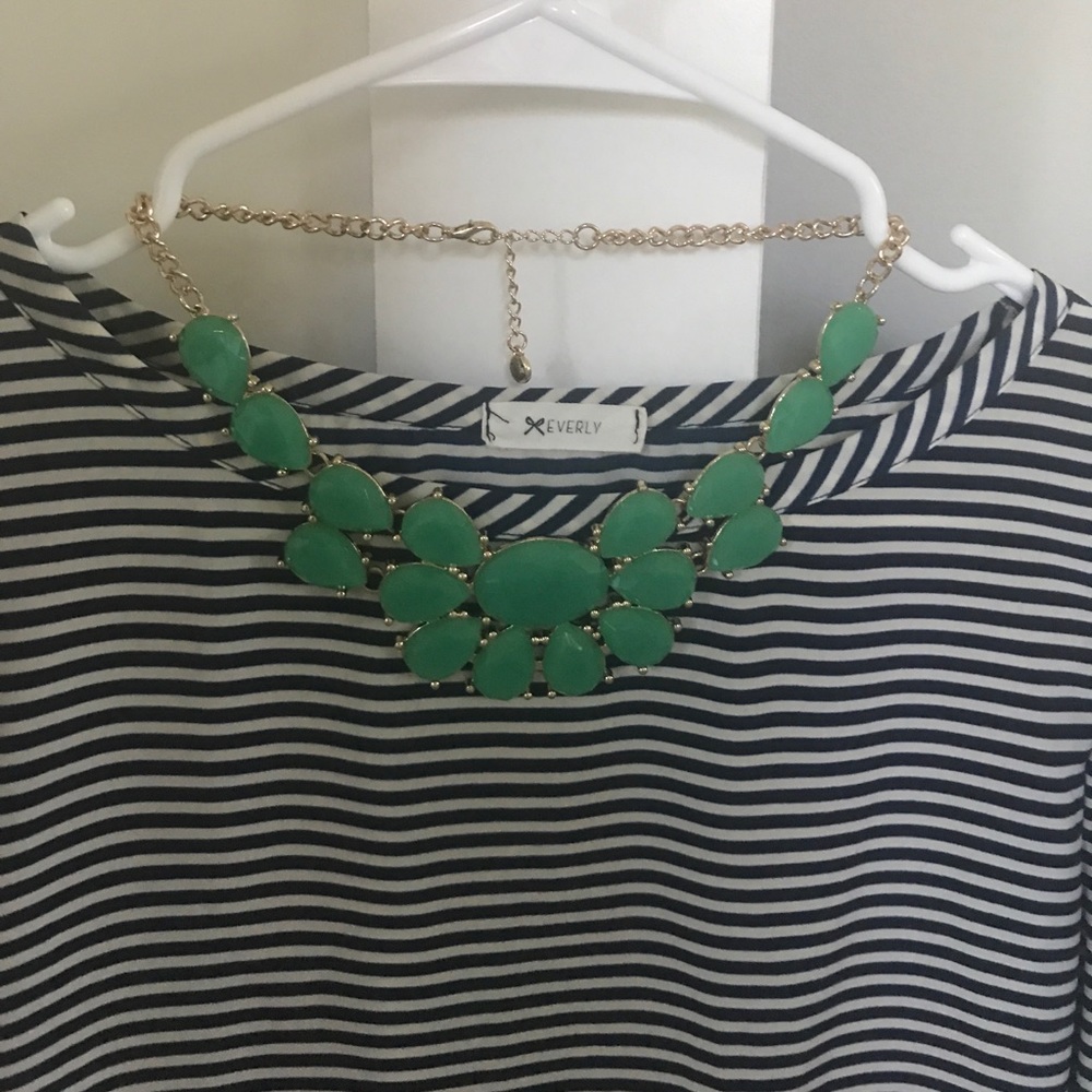 Green Statement Necklace