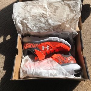 Under Armour youth ORANGE tennis shoes
