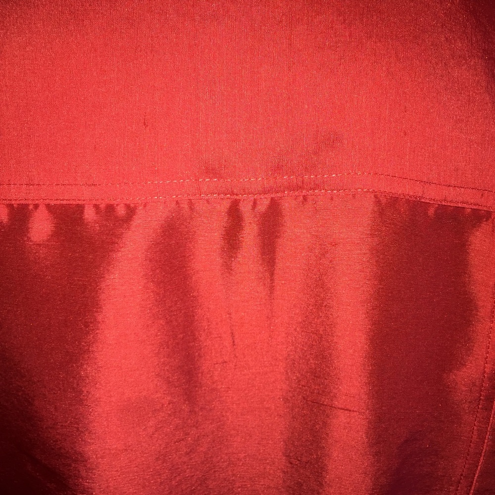 Transitions Red blouse/jacket - Picture 3 of 5