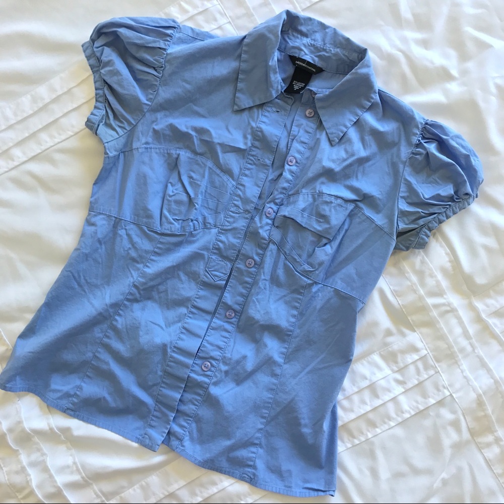 Form Fitting Button Down