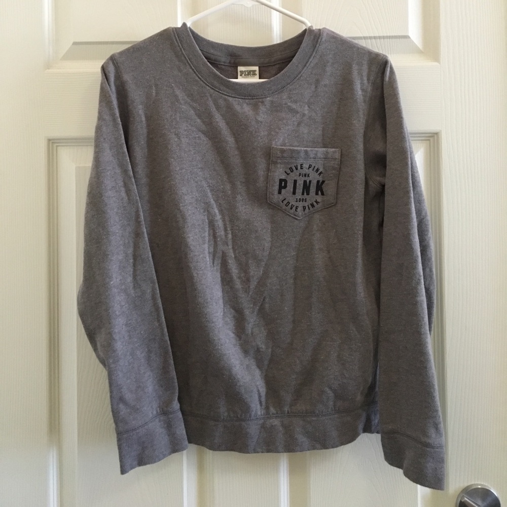 VS pink pullover sweatshirt