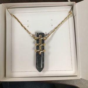 Stella & Dot black legend pendant NEW