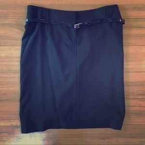 Express Pinstripe Skirt