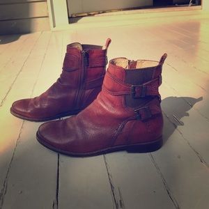 Frye booties, size 5.5, like new