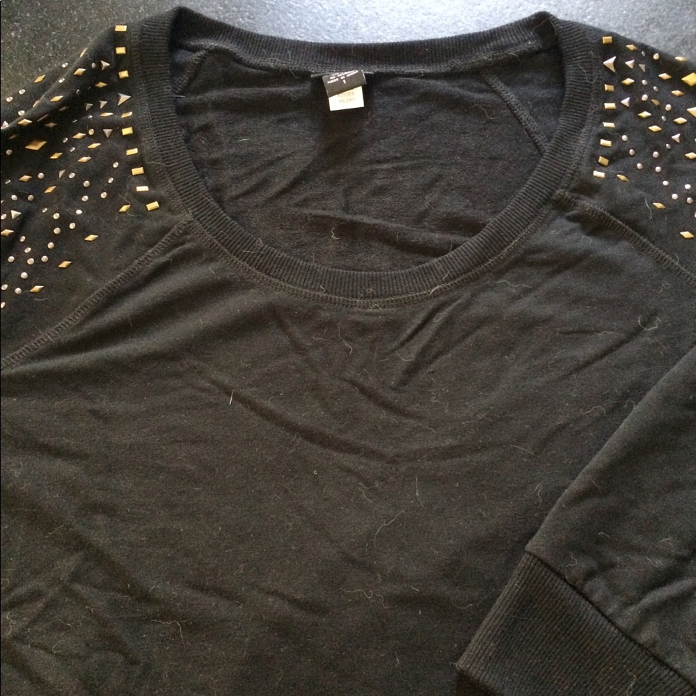 Black Sweatshirt with detailing