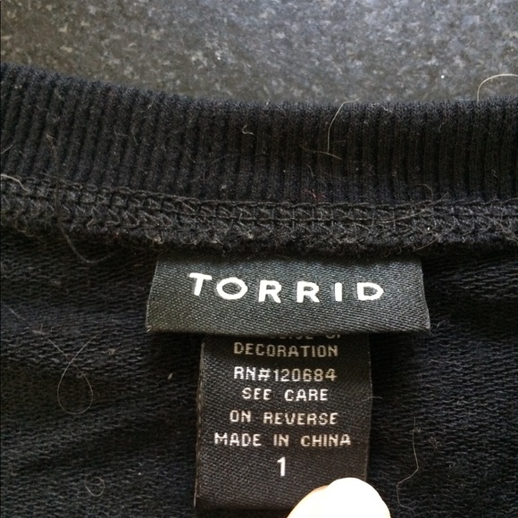 Black Sweatshirt with detailing - Picture 3 of 3