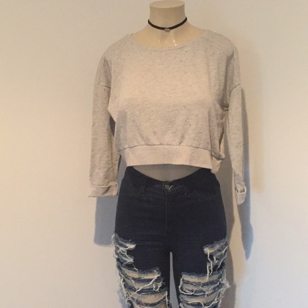 ZARA Causal Crop Top