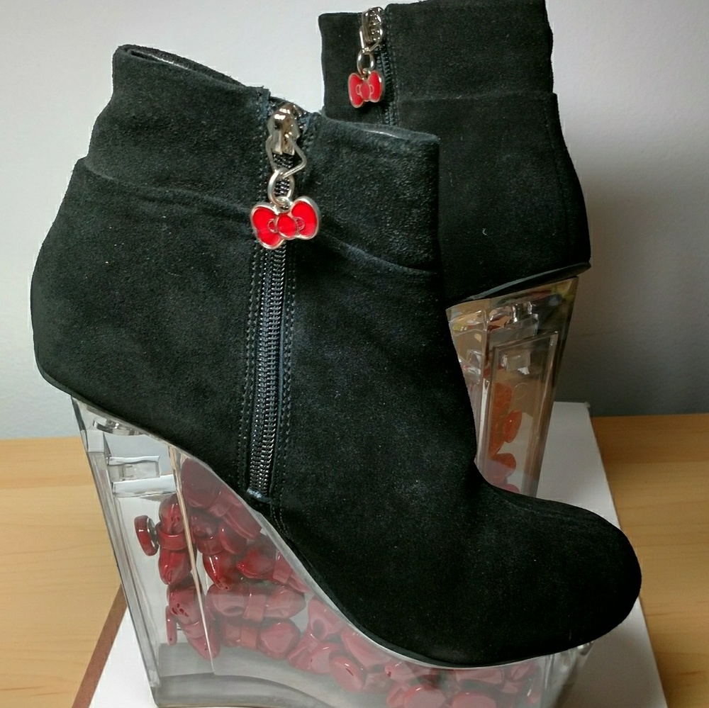 Hello Kitty Wedge Heels by Jeffrey Campbell Rare!