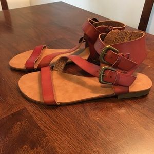 Rust color Sandals