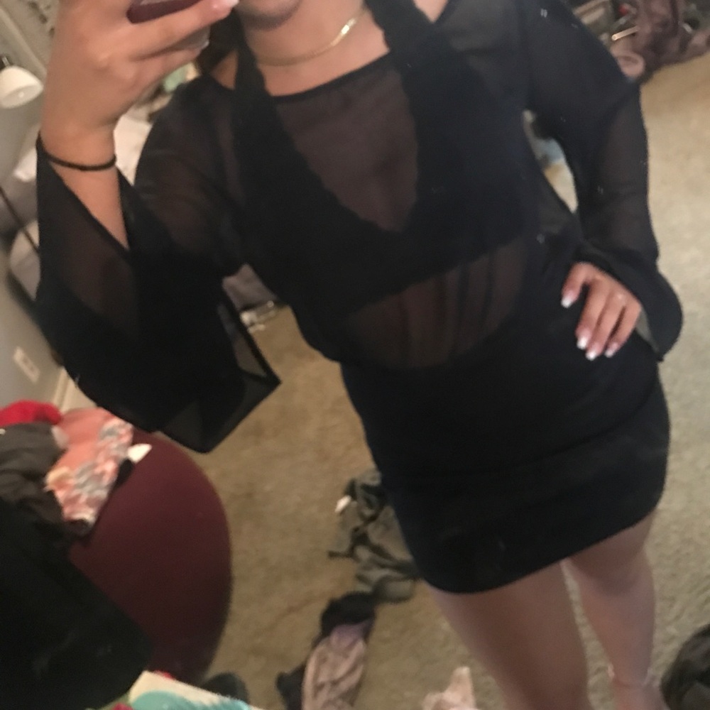 Dark blue night dress