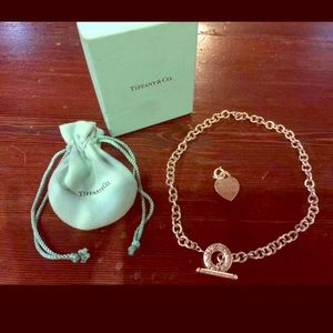 Tiffany's Toggle Necklace&I Love You Charm