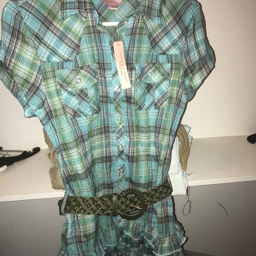Romeo and Juliet Couture Plaid Dress