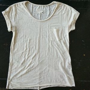 rag & bone/KNIT cream t-shirt