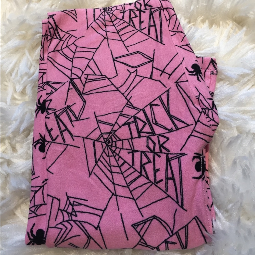 LuLaRoe kids Halloween 2017 L/XL leggings