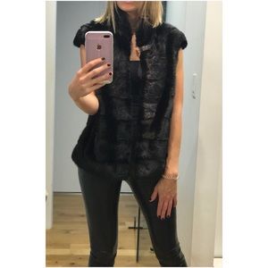 REAL MINK vest in MEDIUM
