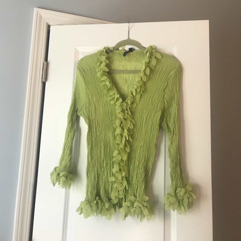 Couture Lime Green Blouse