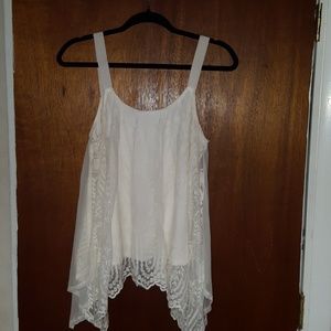 Xhilaration Embroidered tank