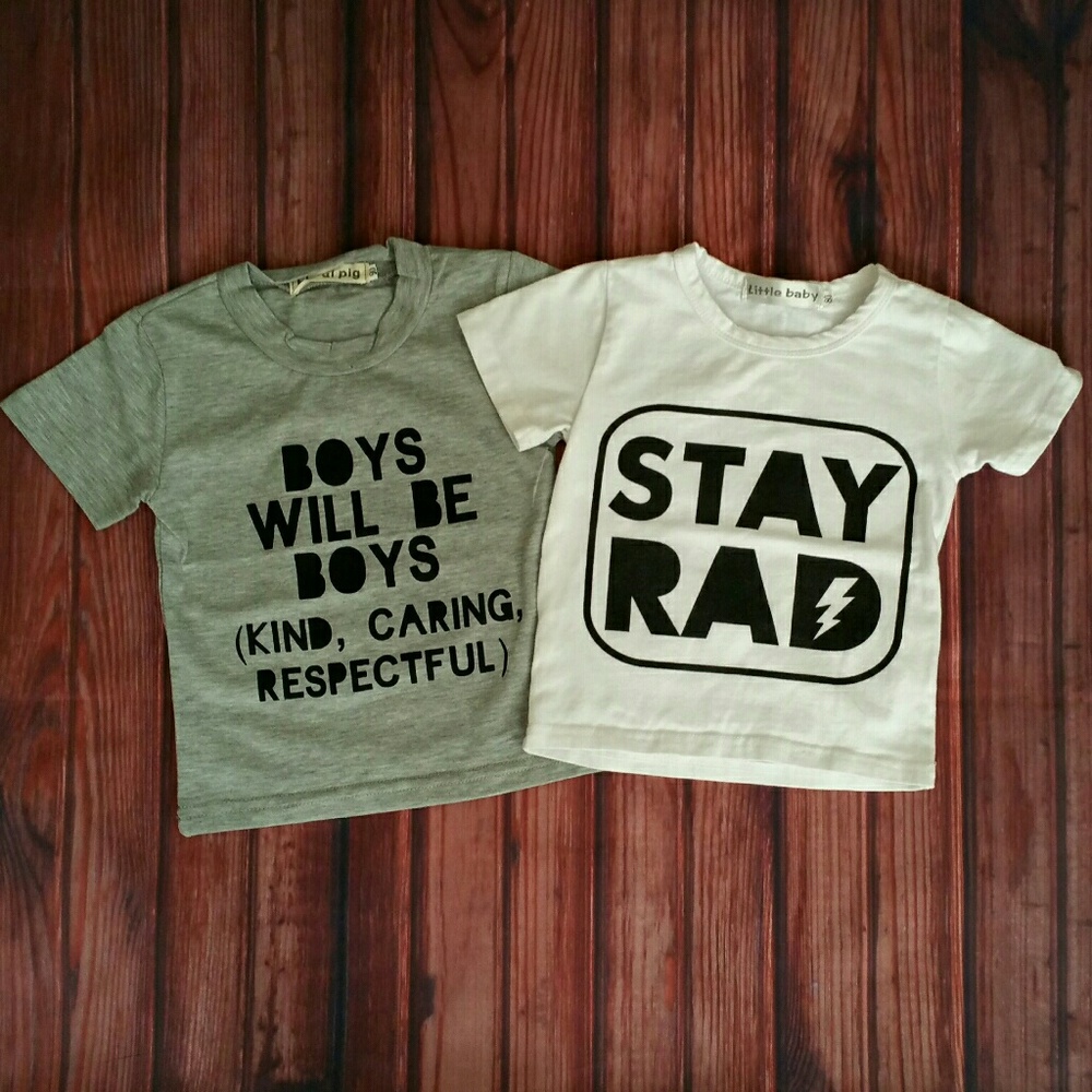 Kids Shirts (Hipster, Modern, Monochrome)