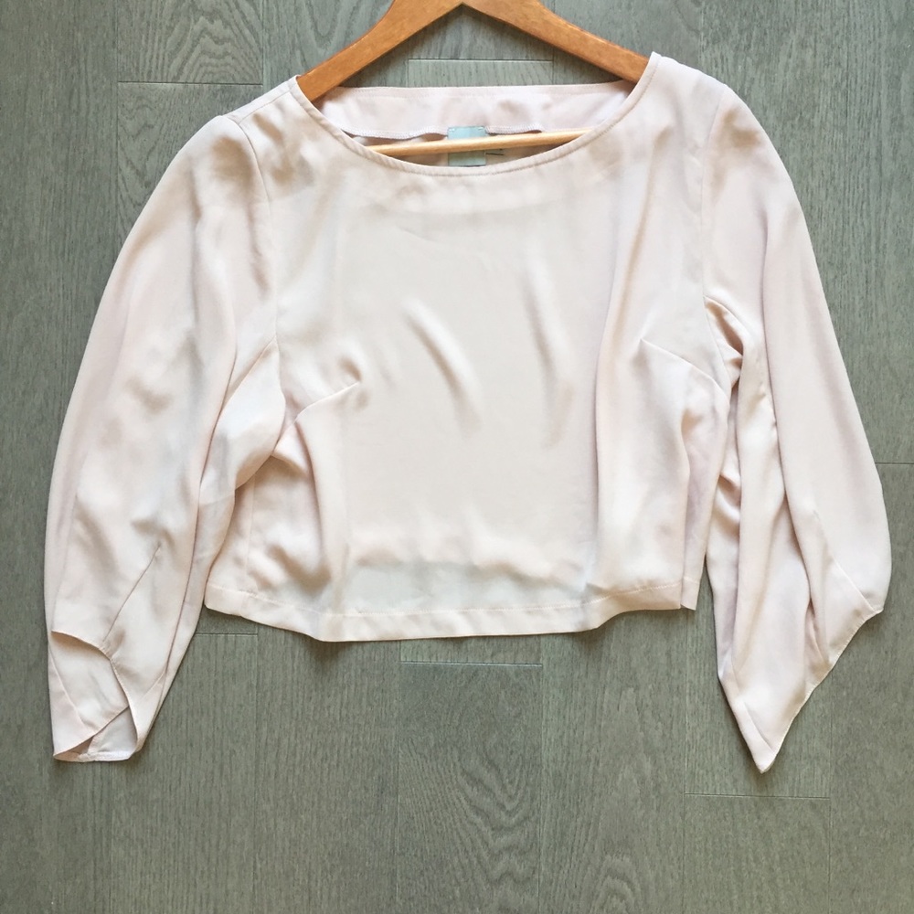 ASOS Kimono Sleeve Cropped Blouse, Never Worn! - Picture 2 of 4