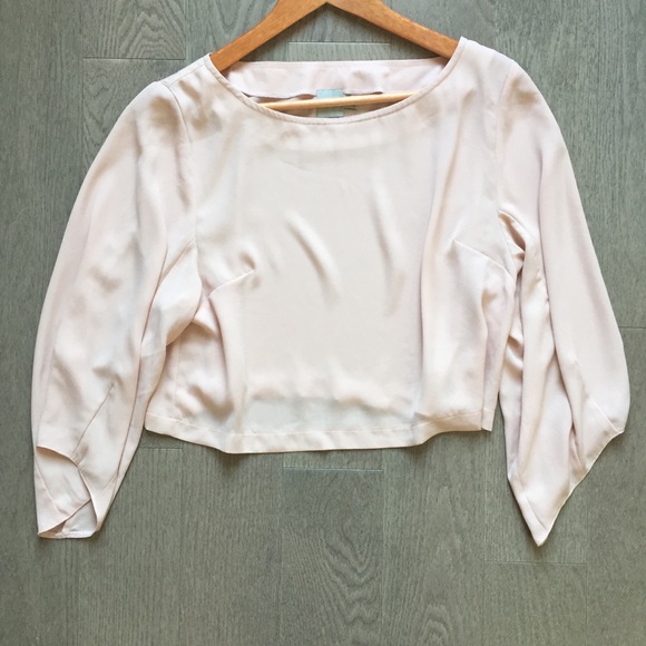 ASOS Kimono Sleeve Cropped Blouse, Never Worn! - Picture 2 of 4