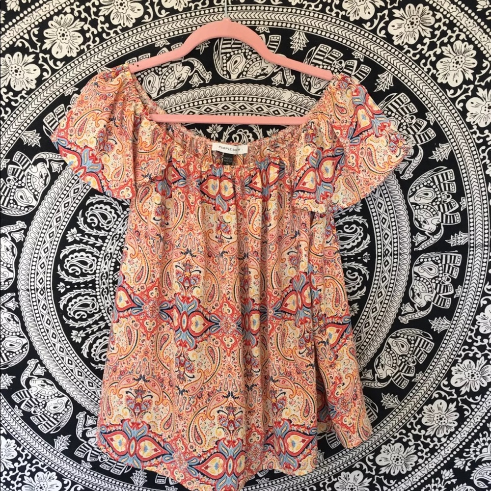 off the shoulder top
