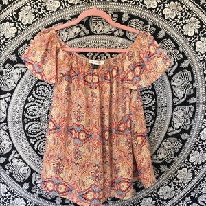 off the shoulder top