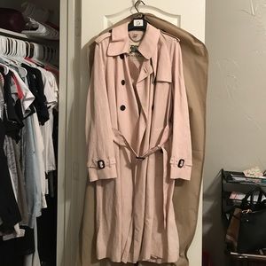 Used Burberry pink coat