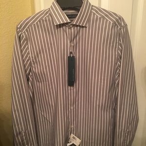 New MEN PERRY ELLIIS dress shirt 15 1/2