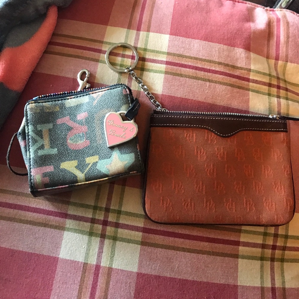 2 Dooney and Bourke Coin Pouches