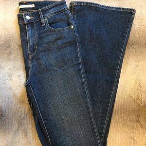 Livi's high rise flare jeans