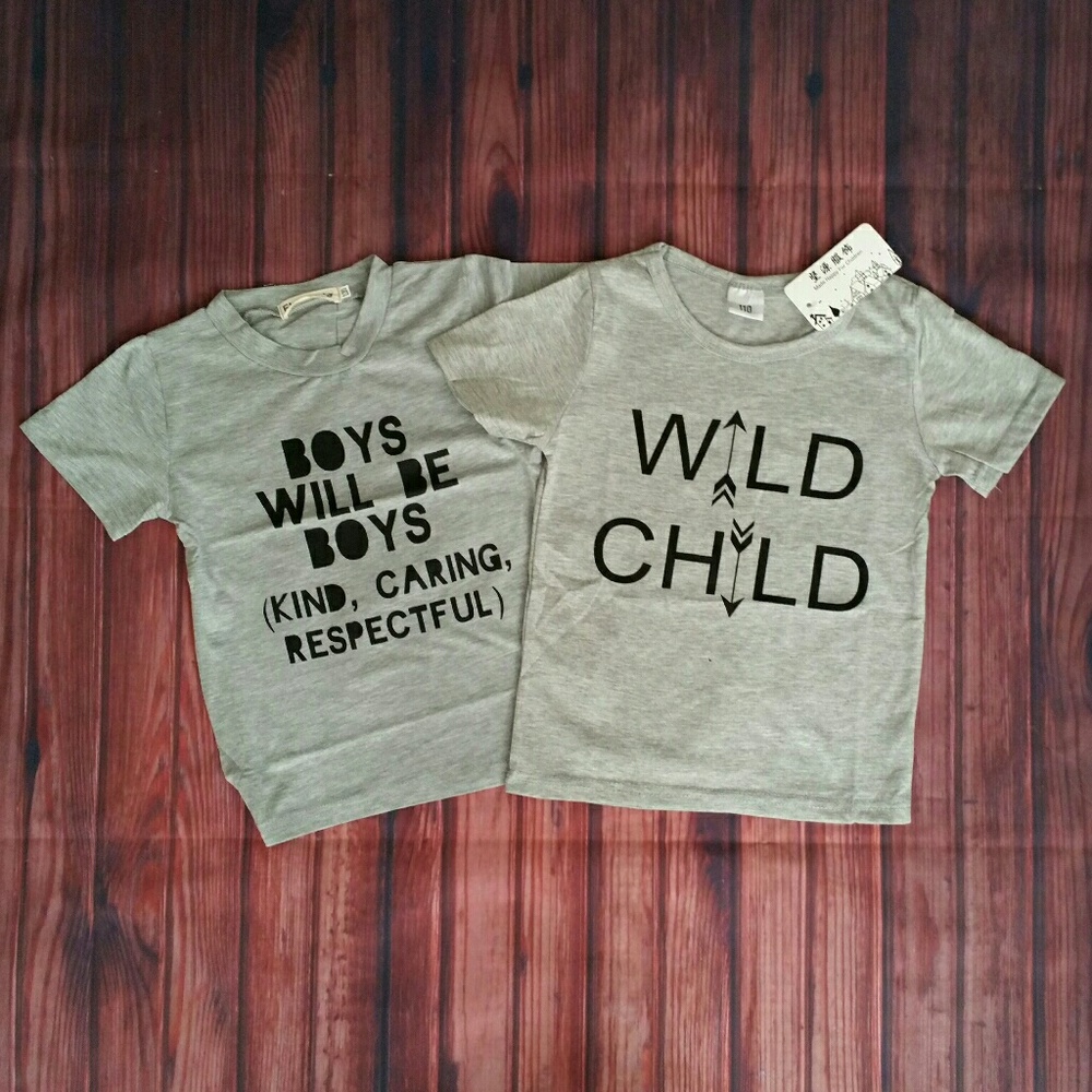 Kids Shirts (Modern, Hipster, Monochrome)