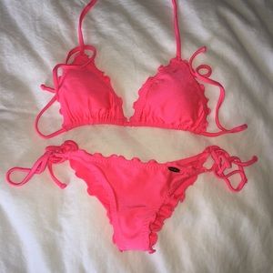 NWOT Luli Fama XS Cosita Buena bikini in pink