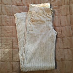 Wide leg striped Low rise pants