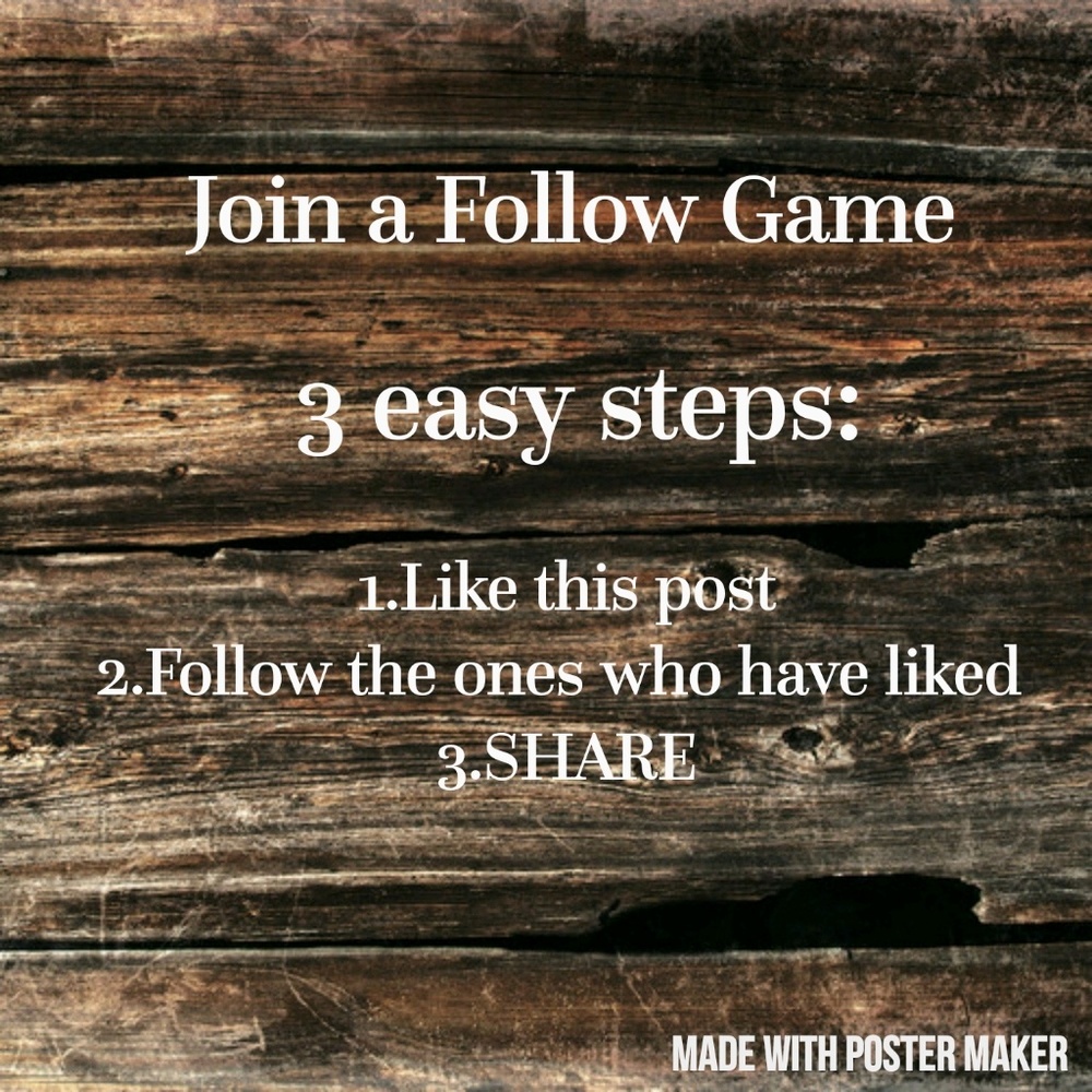 You know you want to Follow