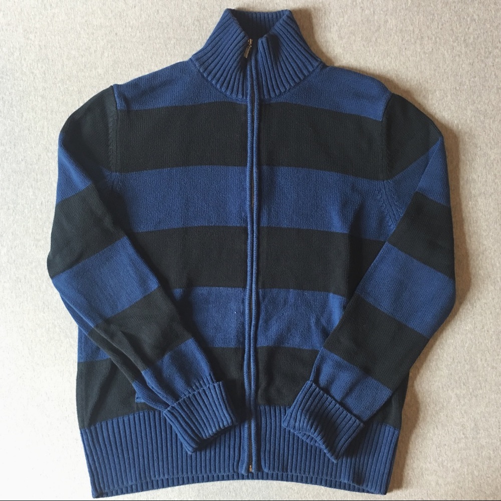 🔥: Express Men • Royal Blue/Navy • Zip-Up