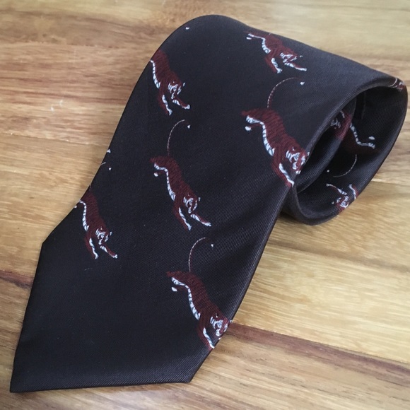 gucci tiger tie