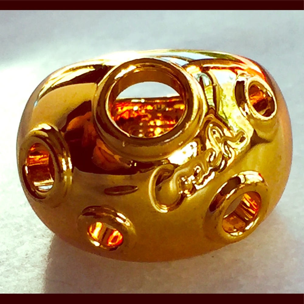 💛COACH Ring with Circular Cutouts💛