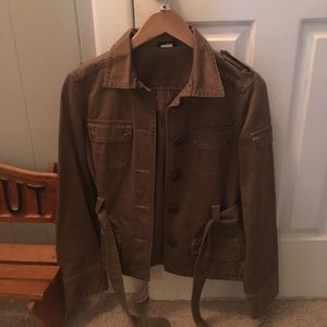 J Crew Olive Green Field Jacket Size M