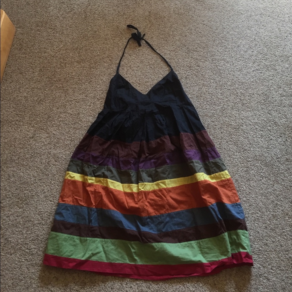 Lucky brand rainbow halter dress