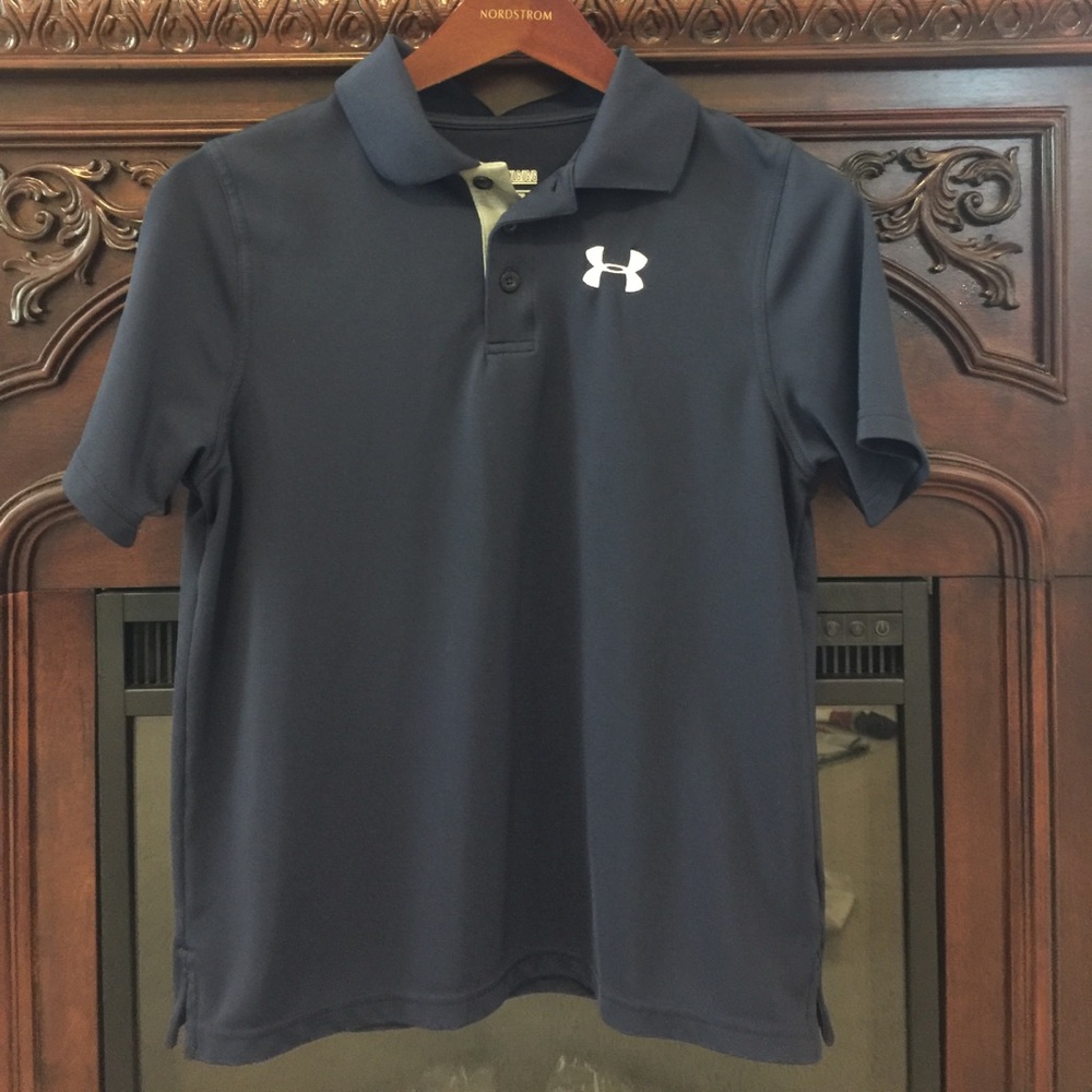 Under Armour, boys polo. Mint condition