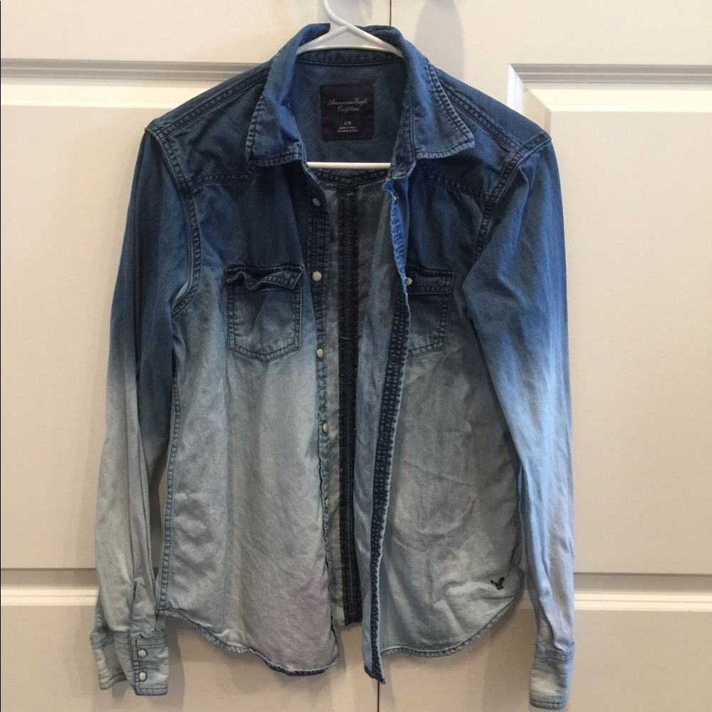 Jean button up