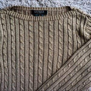 Ralph Lauren sweater in gold