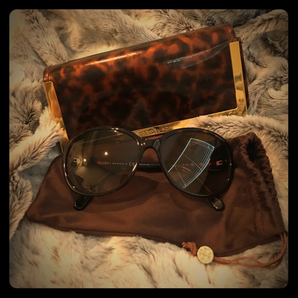Tory Burch Tortoise Shell Sunglasses