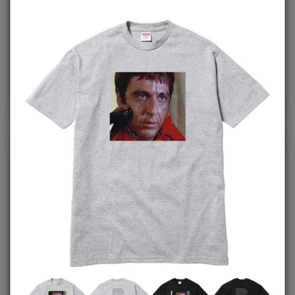 Supreme Scarface shower tee